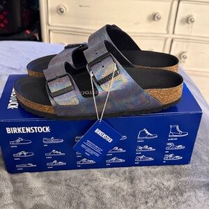 Birkenstock Iridescent Arizona Sandals